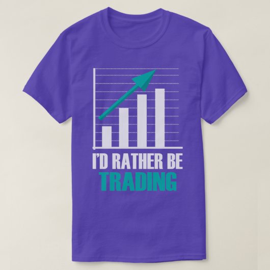 外国株式市場の取引日取引業者投資家 Tシャツ (デザイン正面)