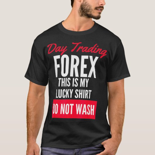 外国為替と株式取引でドルを稼ぐ Tシャツ (正面)