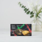 外国為替のセント 名刺 (スタンド正面)