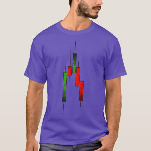 外国為替の取引動揺してろうそく科またはグランジ缶 Tシャツ