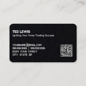 外国為替ディーラーのアナリストQR 名刺 (裏面)