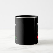外国為替取引 コーヒーマグ ジョーク ツートーンマグカップ (中央)