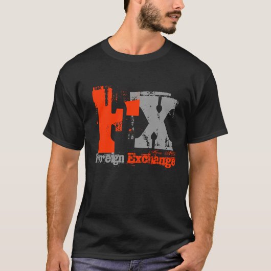 外国為替4x表裏ハビックACD Tシャツ (正面)