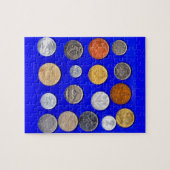 外国硬貨を大量に売る ジグソーパズル (横)