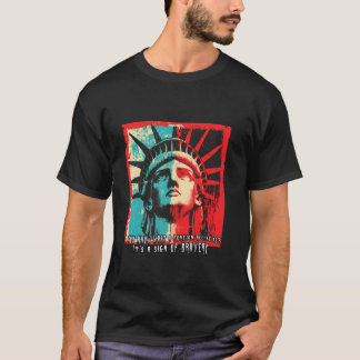 外国訛りのある言葉 移民の勇気の引用 Tシャツ