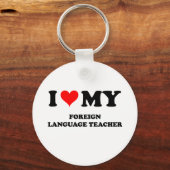 外国語が大好き先生 キーホルダー (正面)