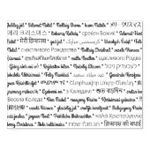 外国語でクリスマスを楽しむ ラバースタンプ (インプリント)