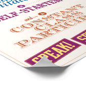 外国語で学成功すること。 ポスター (角)