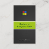 外国語の家庭教師 – プレミアムクリエイティブ カラフル 名刺 (裏面)