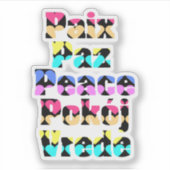 外国語の平和ブライトハート シール (正面)