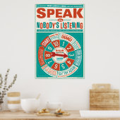 外国語の教室の話ポスター（など） ポスター (キッチン)