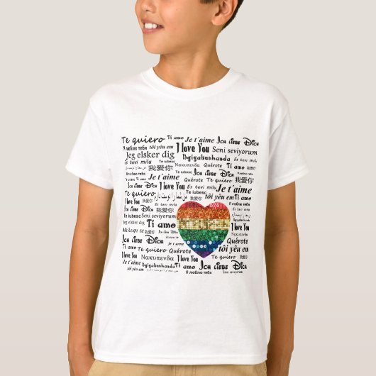 外国語を愛する Tシャツ (正面)