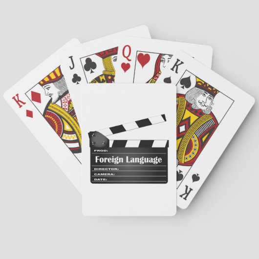 外国語ムービークラッパーボード トランプ (裏面)