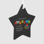 外国語先生感謝の日素晴らし, オーナメント (正面)