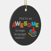 外国語先生感謝の日素晴らし, セラミックオーナメント (右)