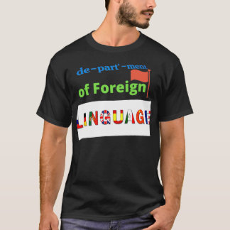 外国語学科 Tシャツ