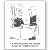 外国軍フランスの兵 シール (正面)