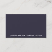 外国通貨のお金ビジネス名刺 名刺 (裏面)