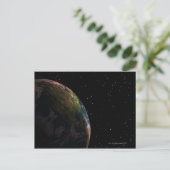 外宇宙の影の中の地球 ポストカード (スタンド正面)