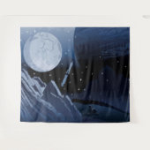 外宇宙太陽の惑星系宇宙 タペストリー (正面(横))