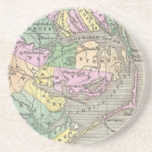 外岸とノースカロライナ東部地図（1827年） コースター (正面)