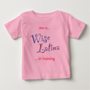 外市長馬見賢いラテンアメリカ系女性訓練 ベビーTシャツ