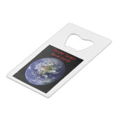 外忘れ空と救土の破壊 クレジットカード栓抜き (正面アングル)