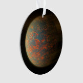 外惑星55カンクリEとその溶融表面 オーナメント (正面)