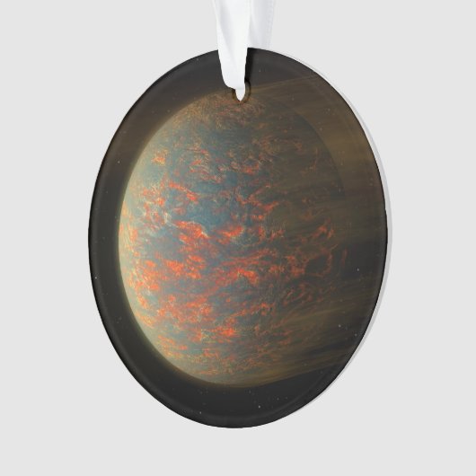 外惑星55カンクリEとその溶融表面 オーナメント (正面)