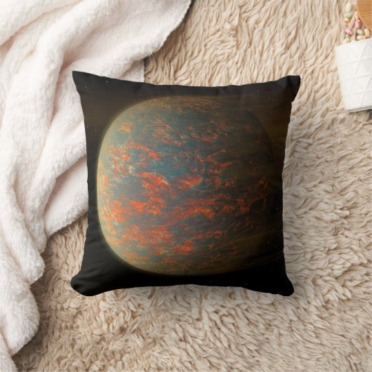 外惑星55カンクリEとその溶融表面 クッション (ブランケット)