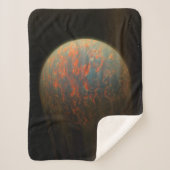 外惑星55カンクリEとその溶融表面 シェルパブランケット (正面)