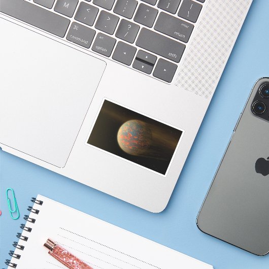 外惑星55カンクリEとその溶融表面 シール (ノートパソコンとiPhone)