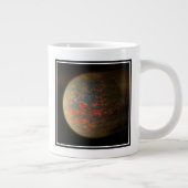 外惑星55カンクリEとその溶融表面 ジャンボコーヒーマグカップ (右)