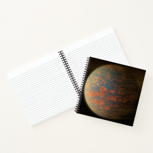 外惑星55カンクリEとその溶融表面 ノートブック (内部)