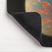 外惑星55カンクリEとその溶融表面 マウスパッド (コーナー)