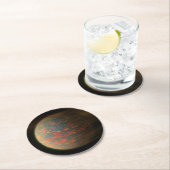 外惑星55カンクリEとその溶融表面 ラウンドペーパーコースター (インサイチュ)