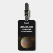 外惑星55カンクリEとその溶融表面 ラゲッジタグ (正面縦)