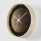 外惑星55カンクリEとその溶融表面 壁時計 (傾斜)