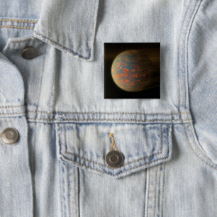 外惑星55カンクリEとその溶融表面 缶バッジ