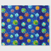 外惑星 ラッピングペーパー (フラット)