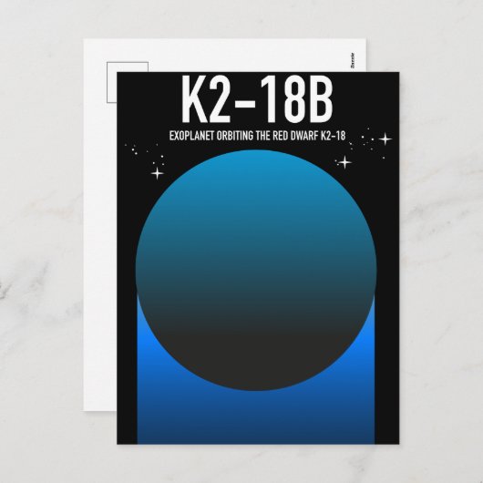 外惑星K2-18b シーズンポストカード (正面/裏面)