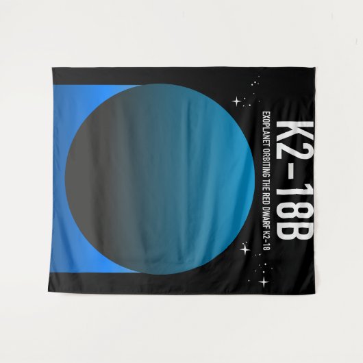 外惑星K2-18b タペストリー (正面(横))