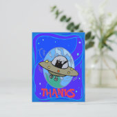 外感謝してい宇宙から文字の変更 シーズンポストカード (スタンド正面)