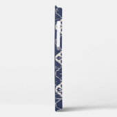 外擦り切れた花:ヴィンテージシームレス Case-Mate iPhoneケース (裏面 / 左)