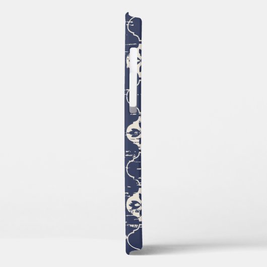 外擦り切れた花：ヴィンテージシームレス Case-Mate iPhoneケース (裏面 / 左)