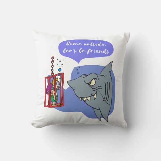 外来で友達になろう クッション (正面)