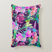 外来の花と鳥 アクセントクッション (正面(垂直))