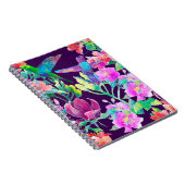 外来の花と鳥 ノートブック (右側)