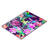 外来の花と鳥 ノートブック (左側)