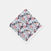 外来花の付いたトカン スタンダードカクテルナプキン (角)
